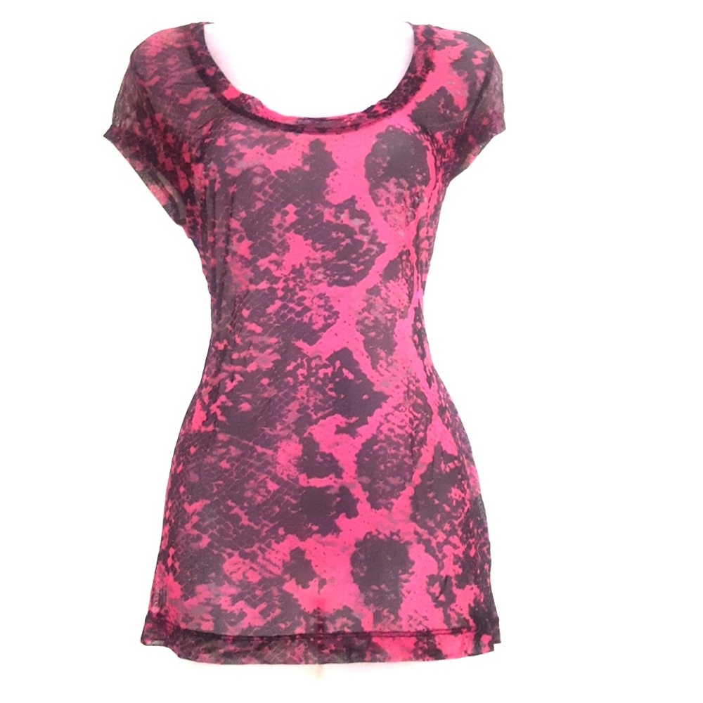 NWT Pink Sheer Top